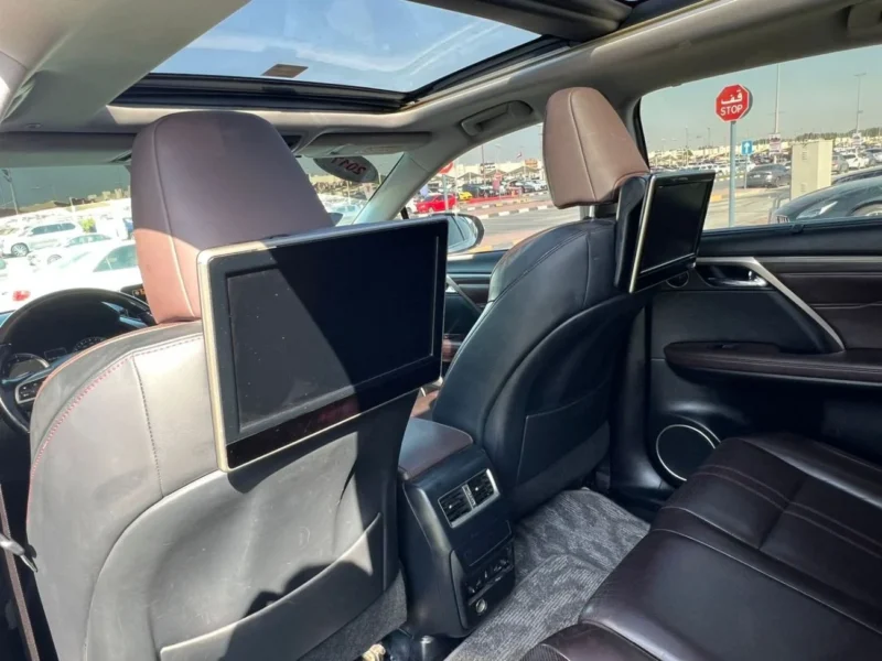 2017 LEXUS RX350 F-Sport 3.5 Litres V6 Petrol Engine White Brown SUV GCC Full Option