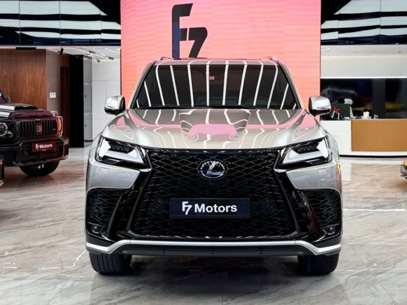 2022 Lexus LX600 F-Sport Launch Edition 3.5L V6 Twin-Turbo Engine Gold Red SUV GCC