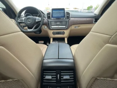 2017 Mercedes-Benz GLE 43 AMG 3.0 Litres V6 Petrol Engine White Beige SUV GCC Specs
