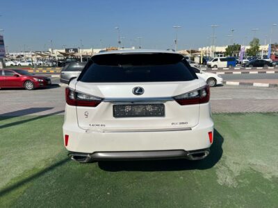 2017 LEXUS RX350 F-Sport 3.5 Litres V6 Petrol Engine White Brown SUV GCC Full Option