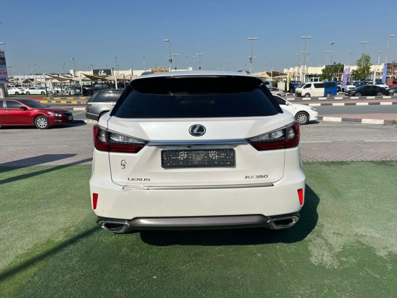 2017 LEXUS RX350 F-Sport 3.5 Litres V6 Petrol Engine White Brown SUV GCC Full Option