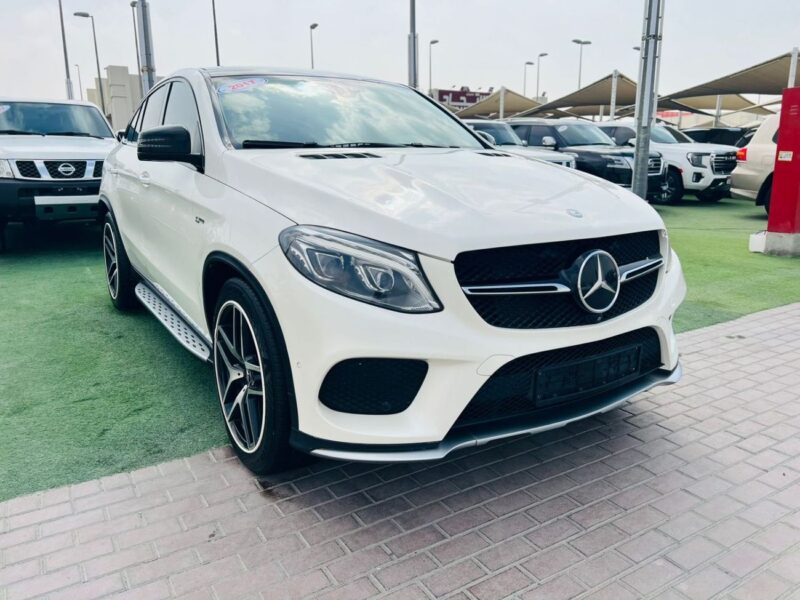 2017 Mercedes-Benz GLE 43 AMG 3.0 Litres V6 Petrol Engine White Beige SUV GCC Specs