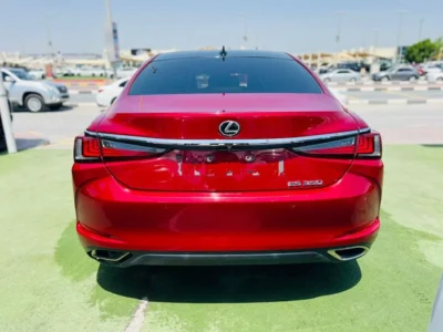 2022 Lexus ES350 3.5 Litres V6 Petrol Engine Red Black Sedan Full Options Automatic