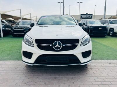 2017 Mercedes-Benz GLE 43 AMG 3.0 Litres V6 Petrol Engine White Beige SUV GCC Specs