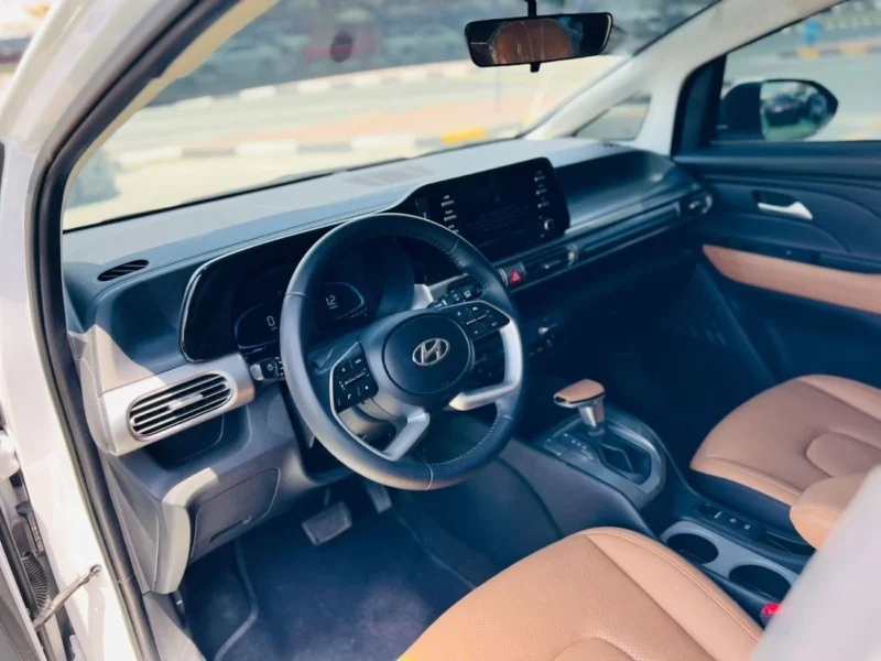 2025 HYUNDAI STARGAZER Smartstream G1.5L AT V4 Engine White Brown Van Full Options