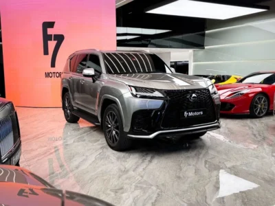 2022 Lexus LX600 F-Sport Launch Edition 3.5L V6 Twin-Turbo Engine Gold Red SUV GCC