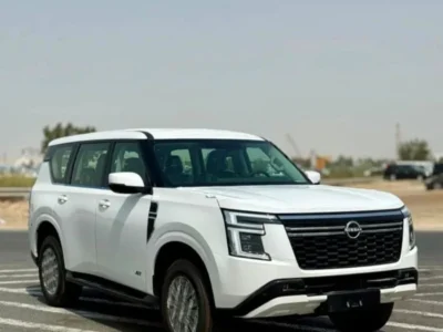 2026 Nissan Patrol XE 3.5L V6 Twin-Turbo Petrol Engine White Black SUV GCC Specs