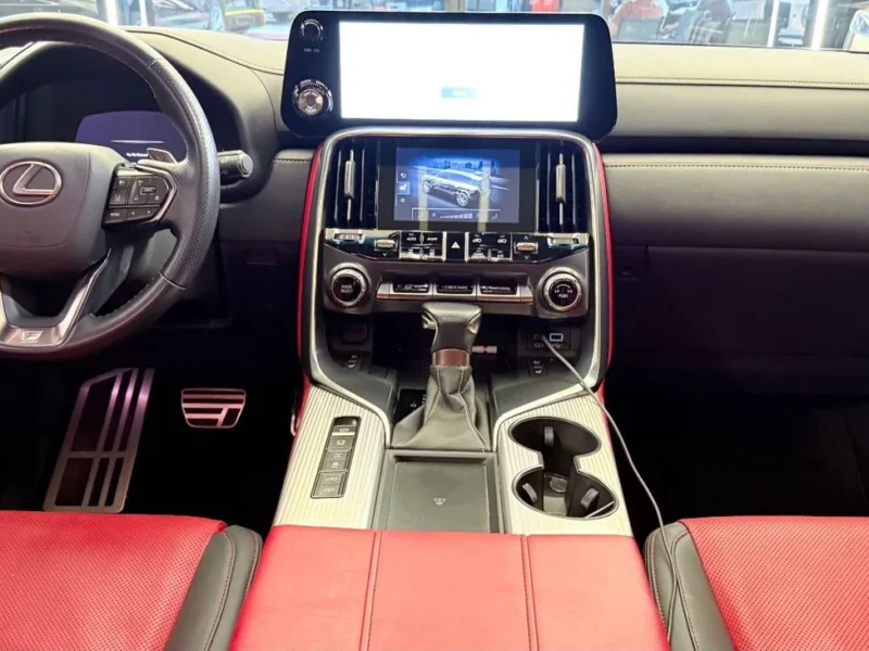 2022 Lexus LX600 F-Sport Launch Edition 3.5L V6 Twin-Turbo Engine Gold Red SUV GCC