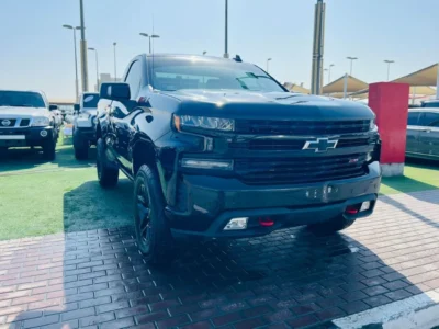 2022 CHEVROLET SILVERADO 5.3 Litres V8 Petrol Engine Black Grey Pickup Truck GCC