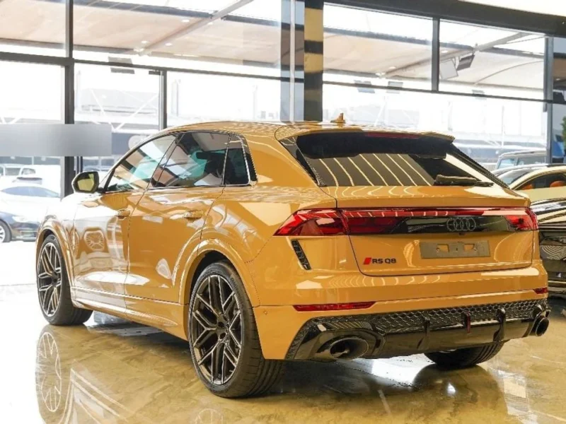 2025 Audi RS Q8 TFSI Quattro 4.0 Litres V8 Twin-Turbo Engine Brown Beige SUV