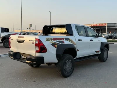 2025 Toyota Hilux GR Sport 4.0 Litres V6 Petrol Engine White Black Pickup Truck GCC