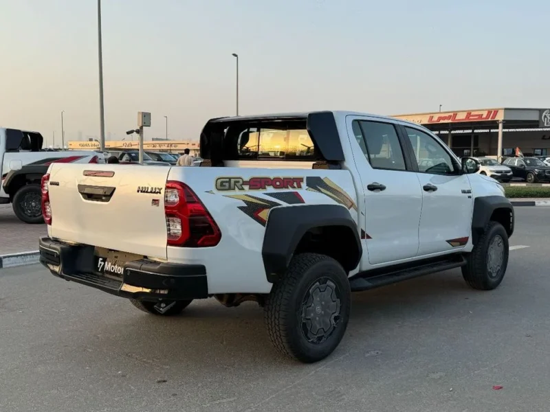 2025 Toyota Hilux GR Sport 4.0 Litres V6 Petrol Engine White Black Pickup Truck GCC