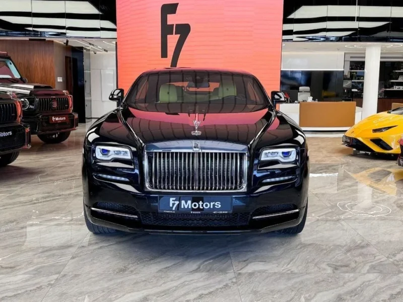 2018 Rolls-Royce Wraith 6.6L Twin-Turbocharged V12 Engine Blue Yellow Coupe GCC