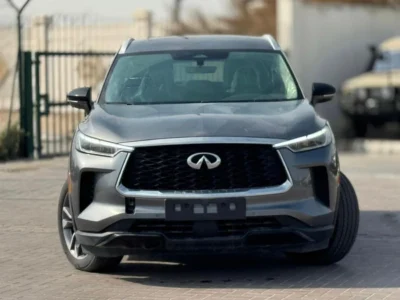 2024 Infiniti QX60 Sensory 3.5 Litres Petrol V6 Engine Grey Black SUV GCC Specs