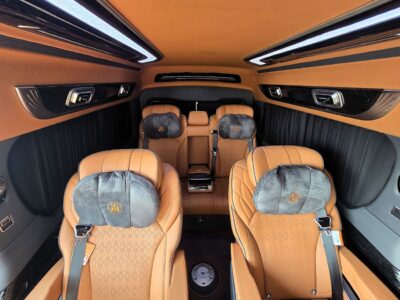 2025 TOYOTA HIACE High Roof Kmuller Special Edition 3.5L 4 Cylinders Black Orage Van