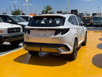 2025 Hyundai Tucson N Line 1.5L Turbo Petrol 4 Cylinders Engine White Black SUV