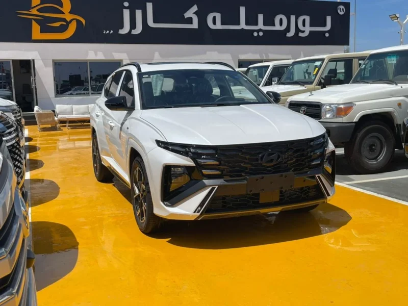 2025 Hyundai Tucson N Line 1.5L Turbo Petrol 4 Cylinders Engine White Black SUV
