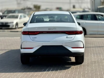 2025 BYD QIN PLUS DM-i 1.5 Litres PHEV 4 Cylinders Engine White Black Sedan