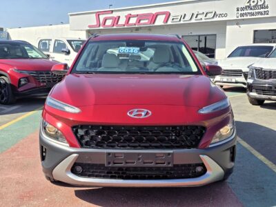 2023 Hyundai Kona Hybrid 1.6 Litres 4 Cylinders Engine Red Beige SUV FWD