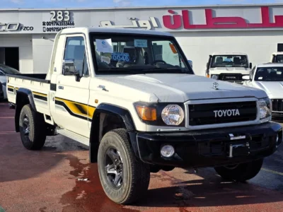 2022 Toyota Land Cruiser 70 LX 4.0 Litres V6 Engine White Beige Pick Up SC GCC