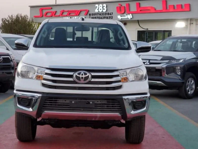 2026 Toyota Hilux DC 2.4 Litres 4 Cylinders Diesel Engine White Black Pickup Truck M/T