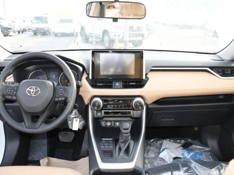 2023 Toyota RAV 4 LE 2.5 Litres V4 Petrol Engine White Beige SUV AWD GCC Specs