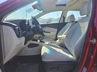 2023 Hyundai Kona Hybrid 1.6 Litres 4 Cylinders Engine Red Beige SUV FWD