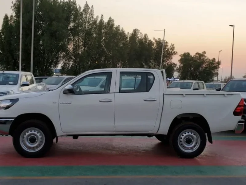 2026 Toyota Hilux DC 2.4 Litres 4 Cylinders Diesel Engine White Black Pickup Truck M/T