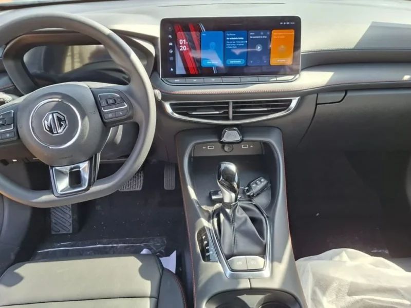 2025 MG 5 MG5 1.5 Litres 4 Cylinders Petrol Engine Grey Black Sedan Automatic