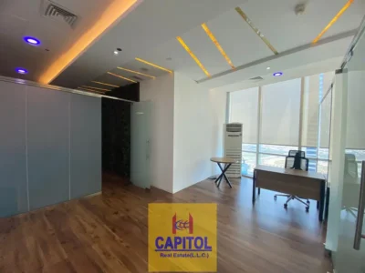 CHEAPEST OFFICE 975 SQFT Fully Fitted and Unfurnished With Balcony