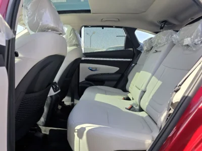 2023 Hyundai Tucson Smart 1.6 Litres 4 Cylinders Hybrid Engine Red Tan SUV FWD