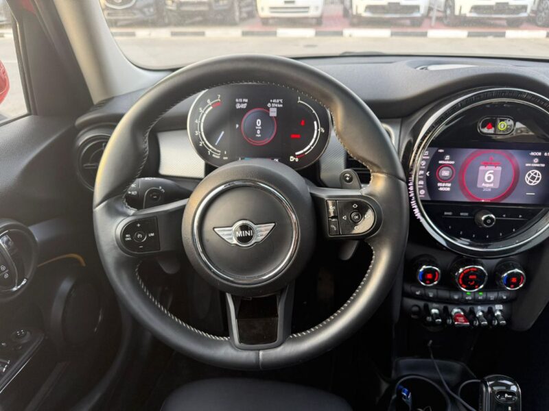 2024 Mini Cooper S 2.0 Litres Turbocharged 4 Cylinders Engine Red Black Sedan