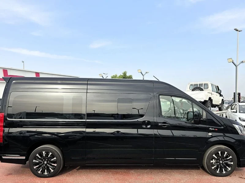 2025 TOYOTA HIACE High Roof Kmuller Special Edition 3.5L 4 Cylinders Black Orage Van