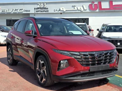 2023 Hyundai Tucson Smart 1.6 Litres 4 Cylinders Hybrid Engine Red Tan SUV FWD