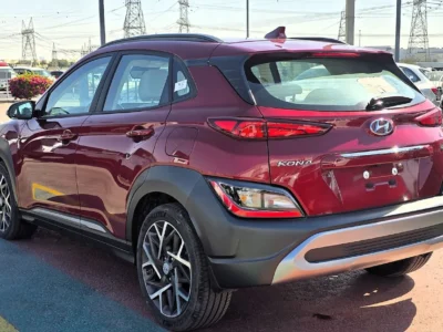 2023 Hyundai Kona Hybrid 1.6 Litres 4 Cylinders Engine Red Beige SUV FWD