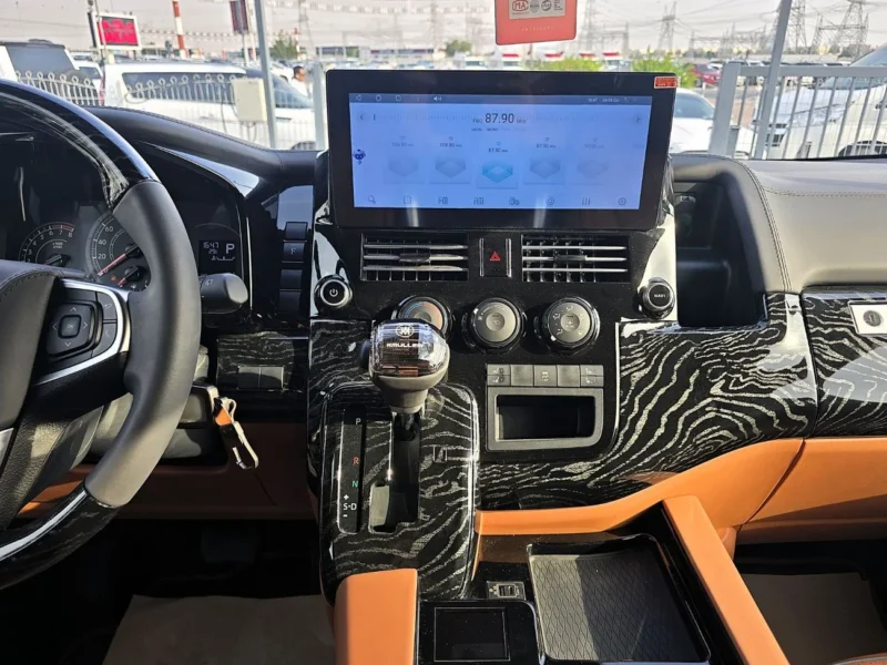 2025 TOYOTA HIACE High Roof Kmuller Special Edition 3.5L 4 Cylinders Black Orage Van