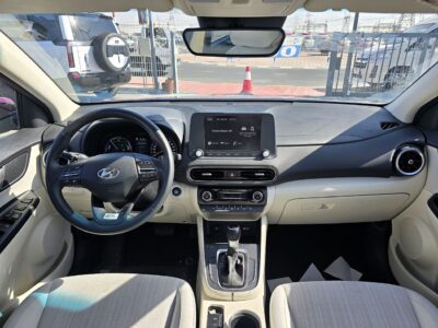2023 Hyundai Kona Hybrid 1.6 Litres 4 Cylinders Engine Red Beige SUV FWD