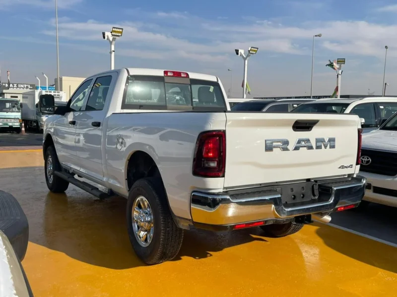 2025 Dodge RAM Van Heavy Duty 2500 6.4 L 8 Cylinders Engine White Black Pickup Truck