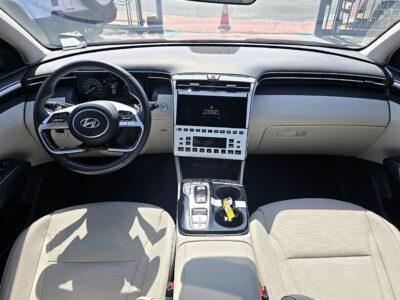 2023 Hyundai Tucson Smart 1.6 Litres 4 Cylinders Hybrid Engine Red Tan SUV FWD