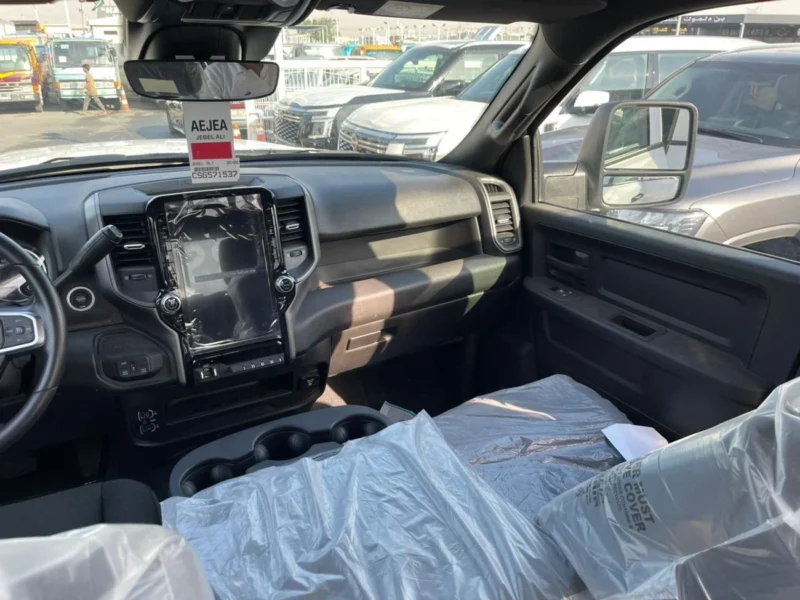 2025 Dodge RAM Van Heavy Duty 2500 6.4 L 8 Cylinders Engine White Black Pickup Truck