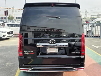 2025 TOYOTA HIACE High Roof Kmuller Special Edition 3.5L 4 Cylinders Black Orage Van