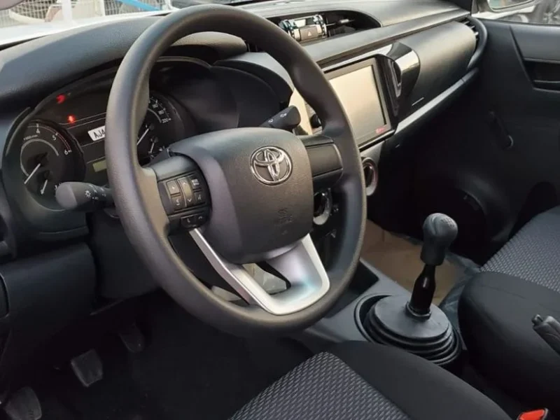 2026 Toyota Hilux DC 2.4 Litres 4 Cylinders Diesel Engine White Black Pickup Truck M/T