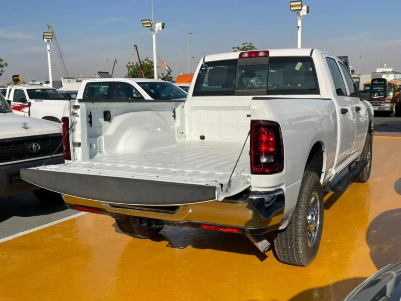 2025 Dodge RAM Van Heavy Duty 2500 6.4 L 8 Cylinders Engine White Black Pickup Truck