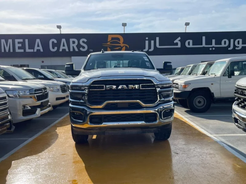 2025 Dodge RAM Van Heavy Duty 2500 6.4 L 8 Cylinders Engine White Black Pickup Truck