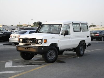 2024 Toyota Land Cruiser 70 Hardtop 4.0 Litres V6 Petrol Engine White Grey SUV GCC Specs