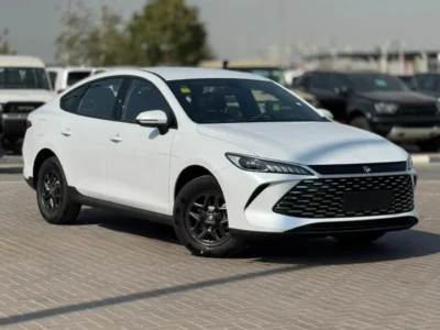 2025 BYD QIN PLUS DM-i 1.5 Litres PHEV 4 Cylinders Engine White Black Sedan