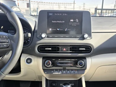 2023 Hyundai Kona Hybrid 1.6 Litres 4 Cylinders Engine Red Beige SUV FWD