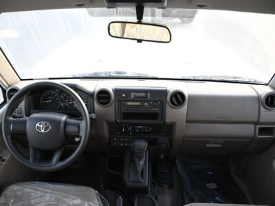 2024 Toyota Land Cruiser 70 Hardtop 4.0 Litres V6 Petrol Engine White Grey SUV GCC Specs