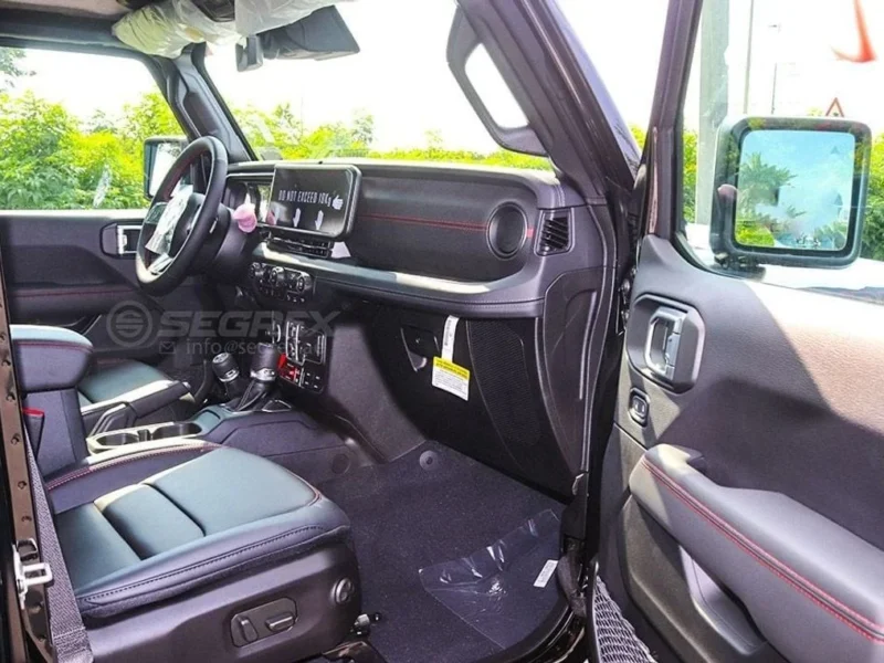 2026 Jeep Wrangler UNLIMITED RUBICON 2.0L Turbo 4-Cylinder Engine Black SUV GCC