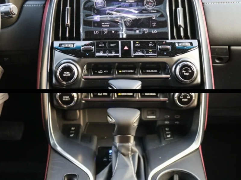 2026 LEXUS LX600H SIGNATURE 3.5 Litres TURBO V6 Petrol Engine Black Red SUV